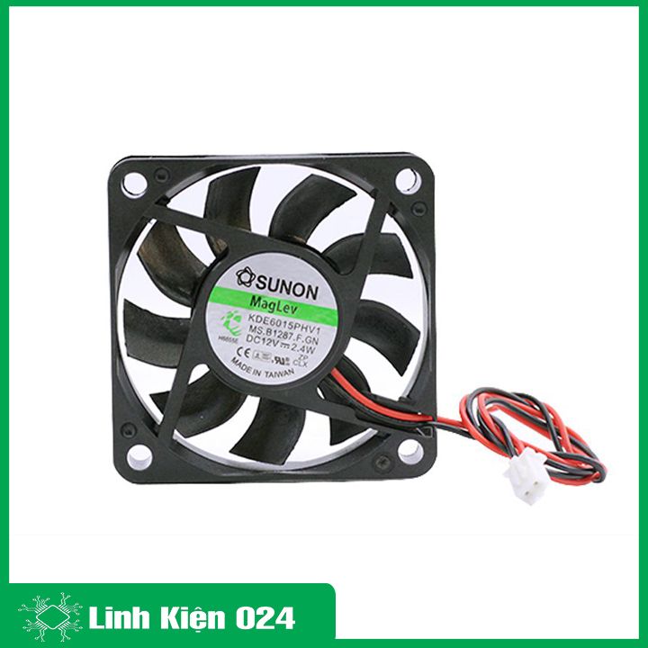 Quạt Tản Nhiệt Sunon 6X6X1.5cm 12VDC