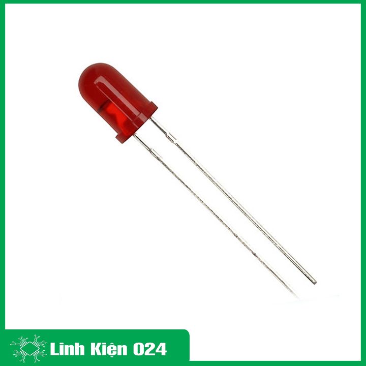 Led Phủ Màu Phi 3 Gói 1000 Bóng - Chân Dài(Ánh Sáng Màu) - Đỏ