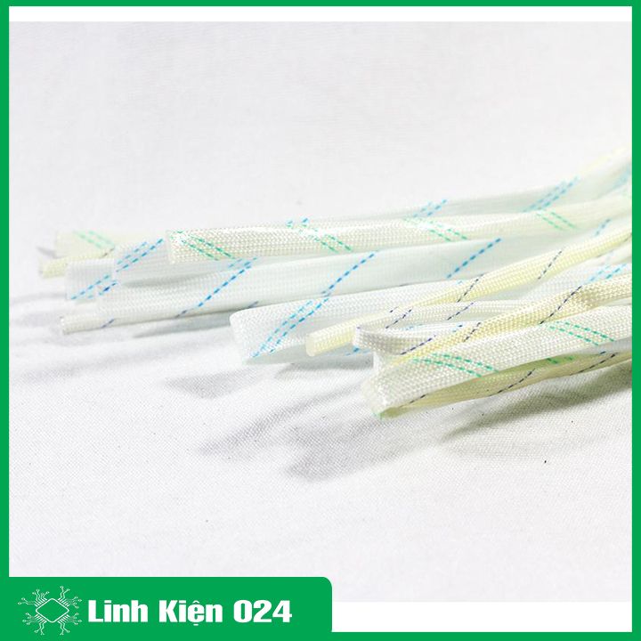 Bộ 5 Ống Gen Cách Điện Sợi Thủy Tinh 2,3,4,5,6mm Mỗi Loại 1m Chịu Nhiệt Cao