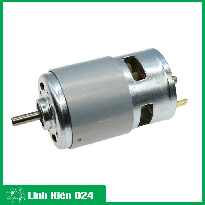 Combo Động Cơ 775 Trục Tròn Đơn 288W và Bộ Truyền Động