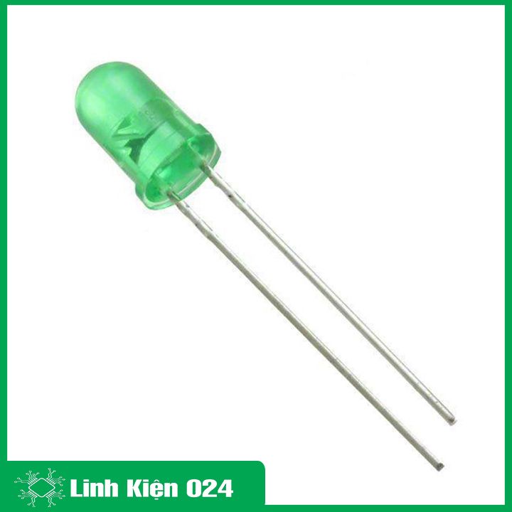 Gói 100 Con Led Phủ Màu 5mm - Màu Đỏ