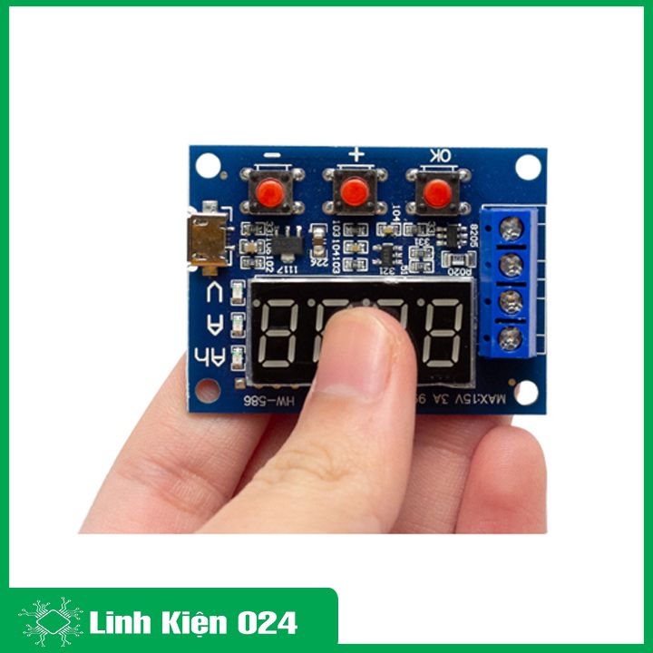 Mạch kiểm tra dung lượng pin Lithium 18650 Li-Ion Hw-586 Zb2L3 1.2v 12v (K2F6)