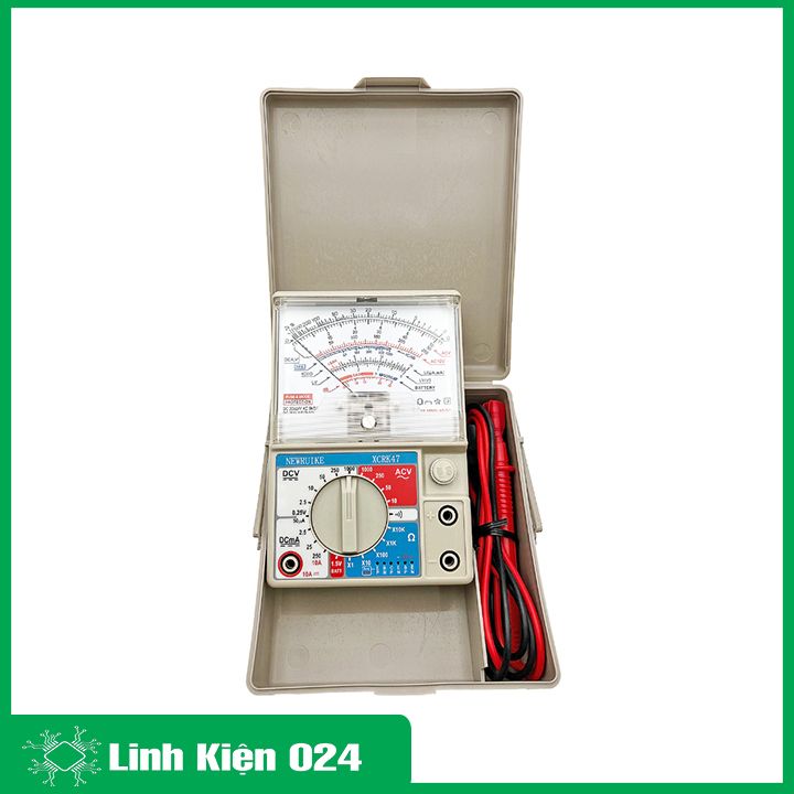 Đồng Hồ Vạn Năng Chính Xác Cao Có Bảo Vệ Mạch XCRK47 Có Hộp Bảo Vệ Bên Ngoài