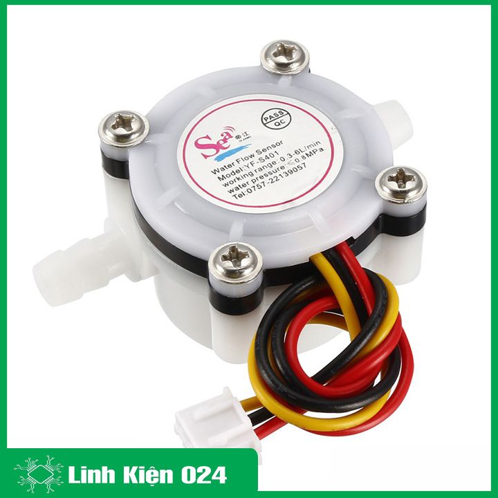 Cảm Biến Lưu Lượng Nước YF-S401 3-6L/min Máy Lọc Nước Máy Pha Cafe (K3F16)