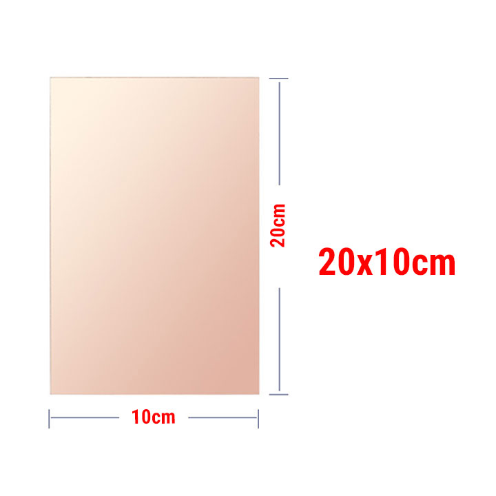 Phíp Đồng Thủy Tinh 1 Mặt 1.6mm Nhiều Kích Thước