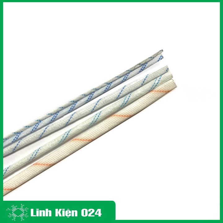 Bộ 5 Ống Gen Cách Điện Sợi Thủy Tinh 2,3,4,5,6mm Mỗi Loại 1m Chịu Nhiệt Cao