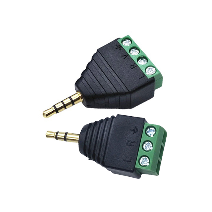 Jack Audio Tín Hiệu Kết Nối 3 Dây Đơn Giản Không Cần Hàn