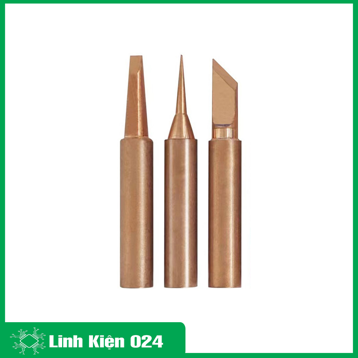 Combo 3 Mũi Hàn 900M T-K, T-I, T-2.4D Đồng Dành Cho Các Loại Trạm Hàn Hakko