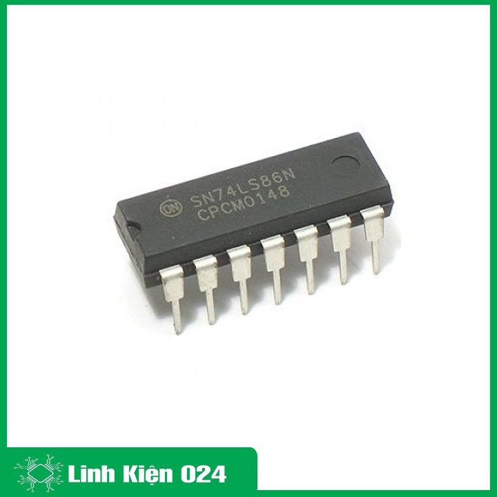 74LS86 Quad 2-Input XOR Gates Kiểu Chân DIP14