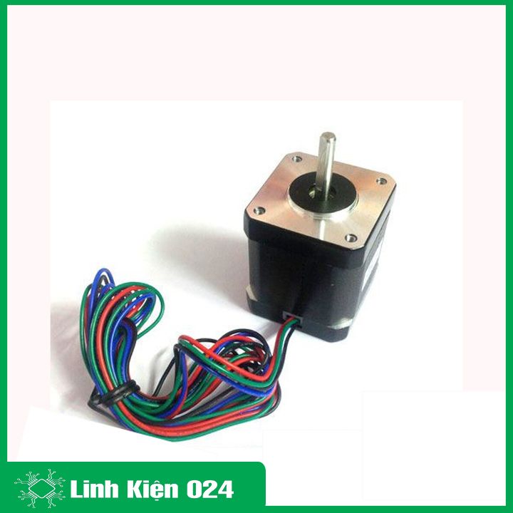 Động Cơ Bước 42BYGH47-401A 12V 1.8 Độ (k1h20)