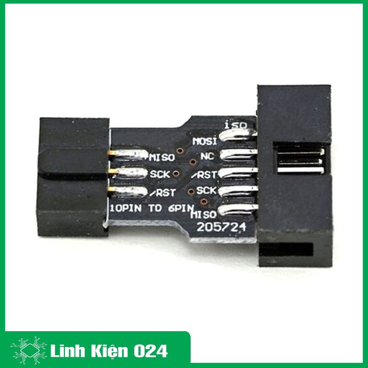 Socket Chuyển Đổi AVRISP / USBasp / STK500 10 Chân Ra 6 Chân (K2H9)