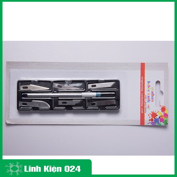 Bộ Dao Mổ Cán Bạc 6 Lưỡi Dao Kĩ Thuật