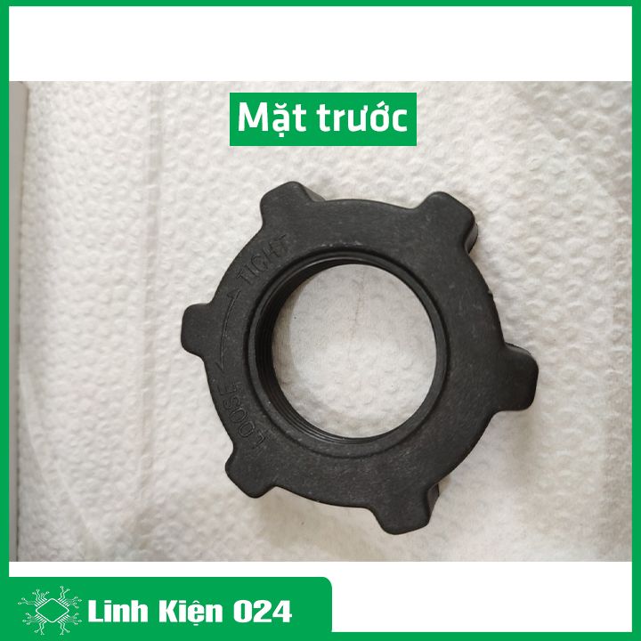 Khóa Lồng Đen 6 Cạnh