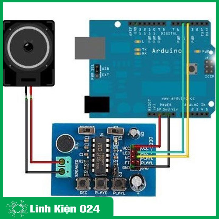 Module Ghi Âm ISD1820 V2 (k5c6)