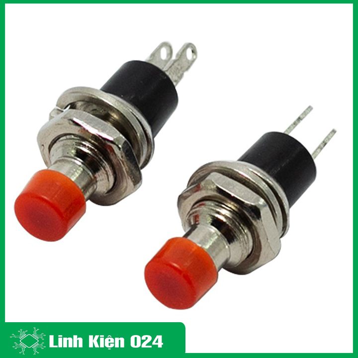 Nút Nhấn Reset, Nút Đề Sắt Nhỏ 6mm 2 Chân Cao Cấp - Combo 5 Nút
