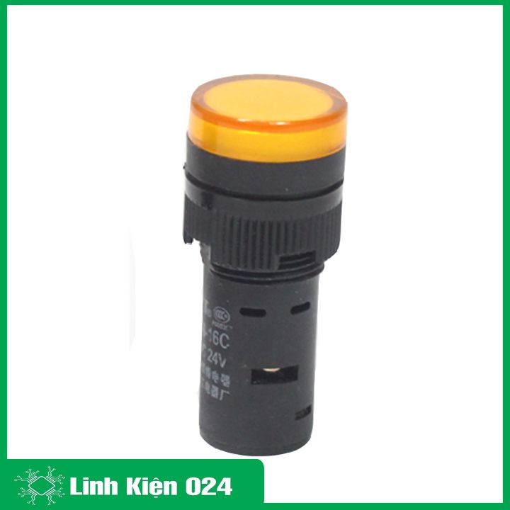 Đèn Báo Nguồn 16mm AD16-16C 24VDC