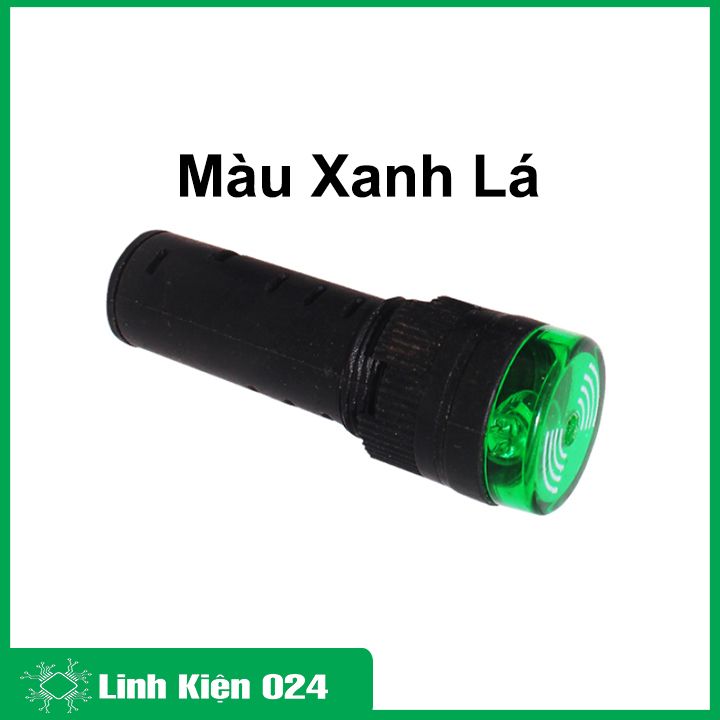 Đèn Báo Nguồn Có Còi AD16-16SM 12V