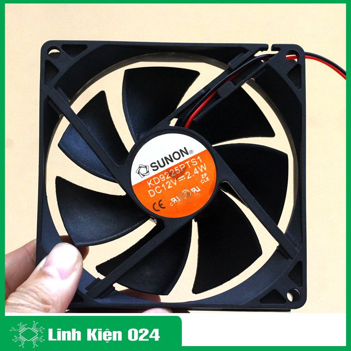 Quạt Tản Nhiệt Sunon 9X9X2.5CM 12VDC - 2.6W