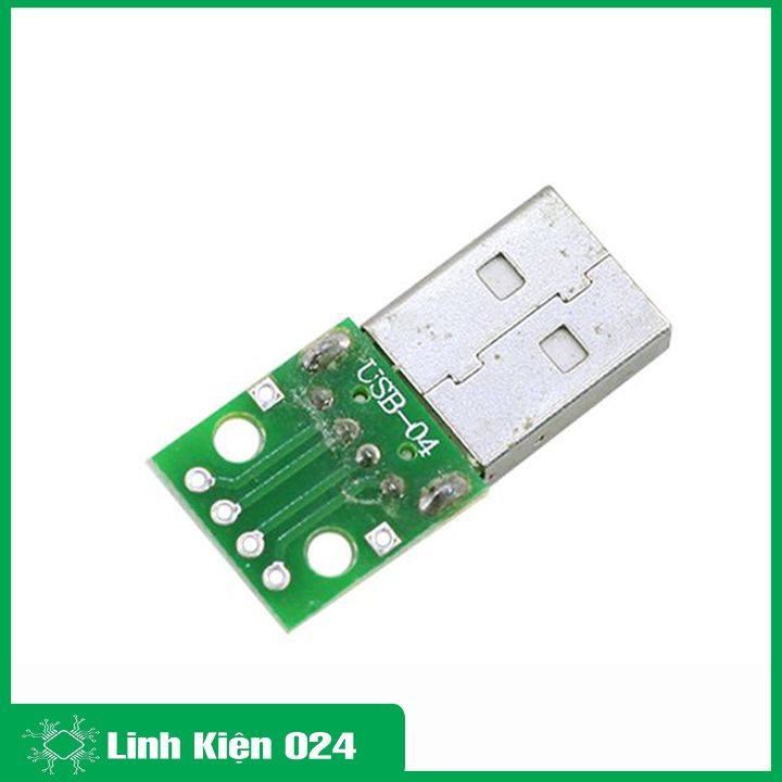 Bo Chuyển USB-4P TO 2.54mil DIP (K2H10-2)