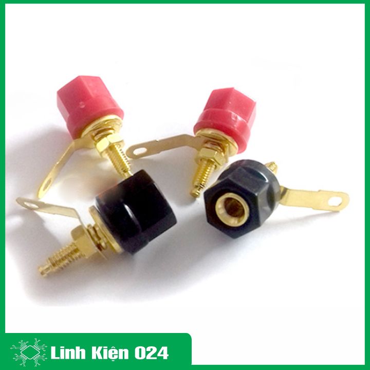 Combo 4 Jack Đấu Loa Ngắn ( 2 Đỏ 2 Đen )