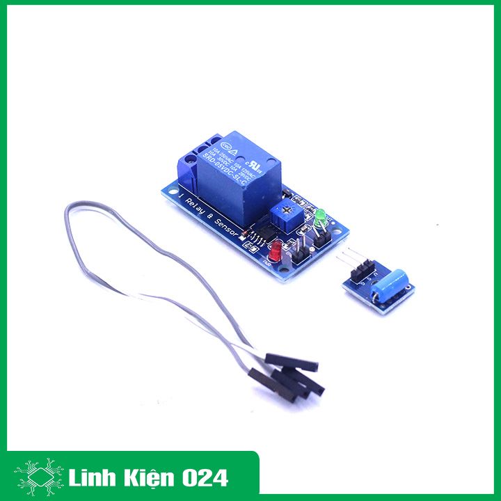 Module Điều Khiển Relay 5VDC - Bằng Cảm Biến Rung (K4C6)