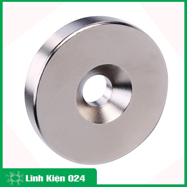Nam Châm Đất Hiếm Tròn Có Lỗ Nhiều Kích Thước - 1 Viên