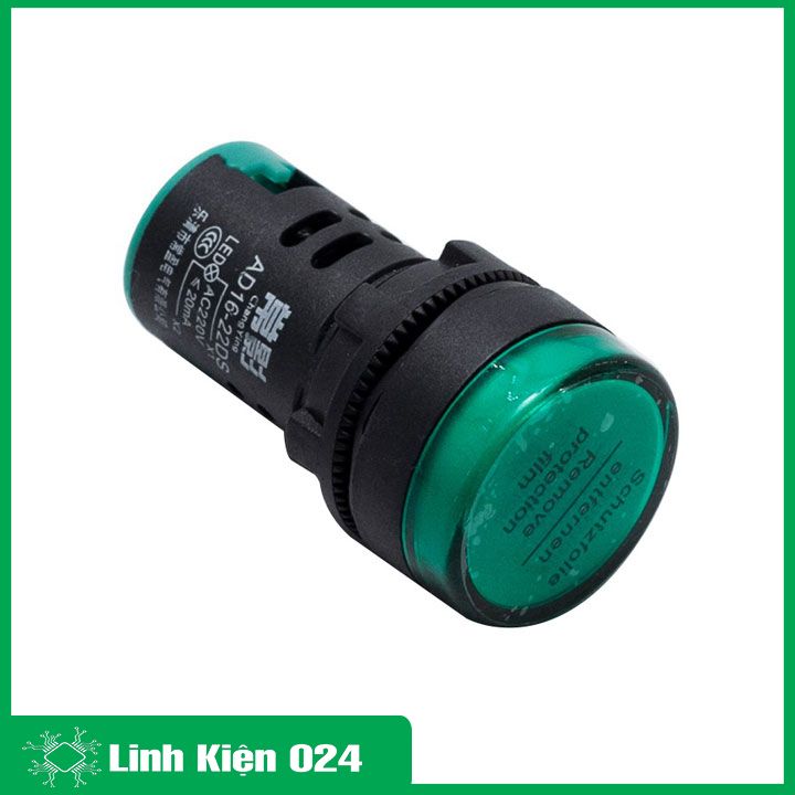 Đèn Báo Nguồn 22mm DC 24V AD16-22D/S31