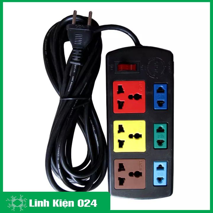 Dây Ổ Cắm Điện Chính Hãng Lioa Hiệu 3D3S
