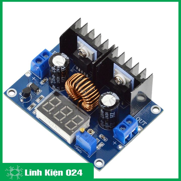 Module Hạ Áp Buck XL4016 Vin 4-38V Vout 1.25-36V 8A V2 ( Có Led Báo Điện Áp ) (K2F2)