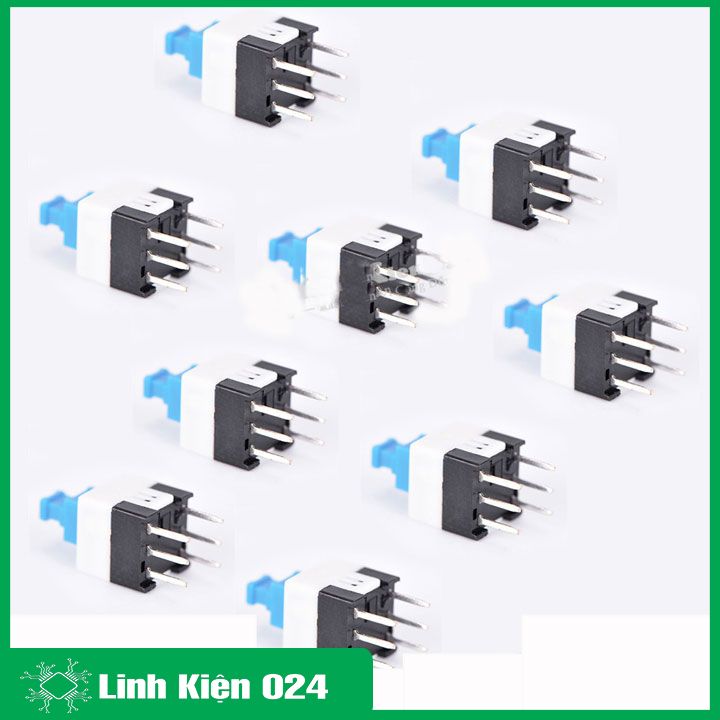 Bộ 20 Nút Nhấn 6 Chân Không Giữ Trạng Thái Kích Thước 8.5x8.5mm