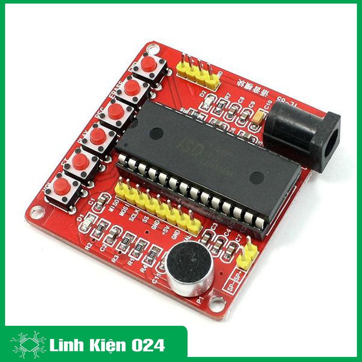 Module ISD1760 Thu Âm Thanh - Phát Âm Thanh 75s (k5c7)