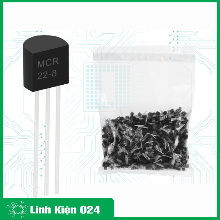 MCR22-8 TO92 Thyristor 1.5A 600V k9f3-3