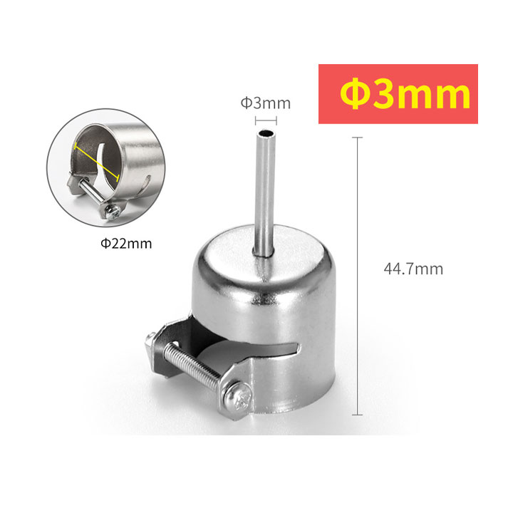 Đầu Chụp Tay Khò Có Đai Vít 3mm/4mm/5mm/6mm/7mm/8mm/10mm