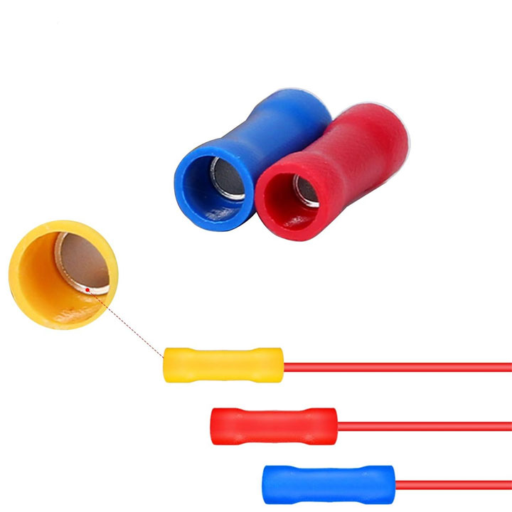(Gói 100 cái) Ống Nối Đây Điện Thẳng , Cos Nối Dây Điện, BV1.25 / BV 2 / BV5.5