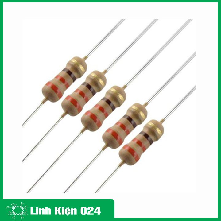 Gói 50 Con Trở Vạch 1/4W 5% Các Giá Trị