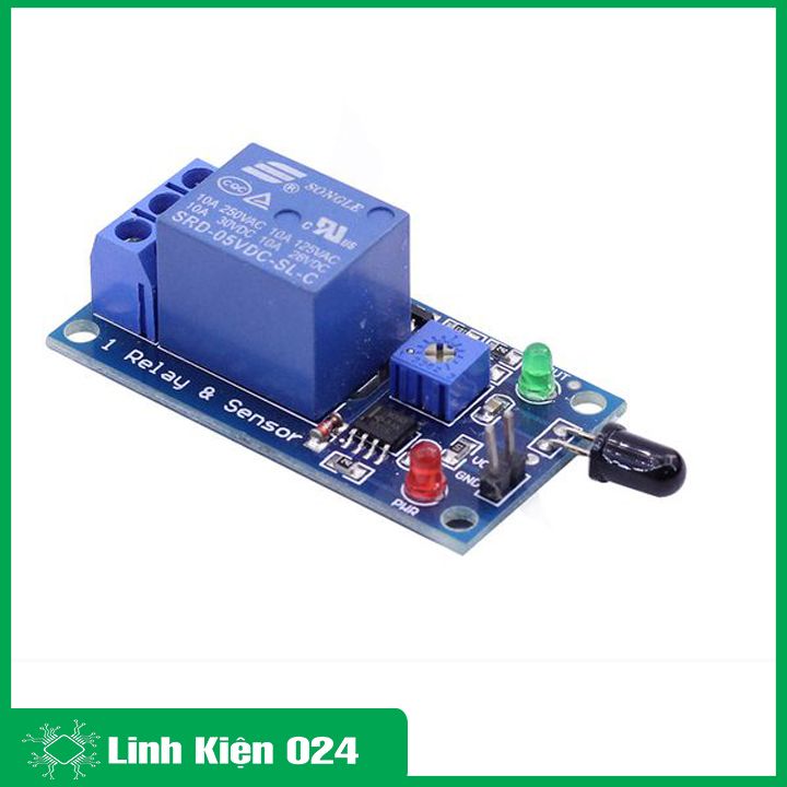 Module Điều Khiển Relay Bằng Cảm Biến Hồng Ngoại (K4B7)