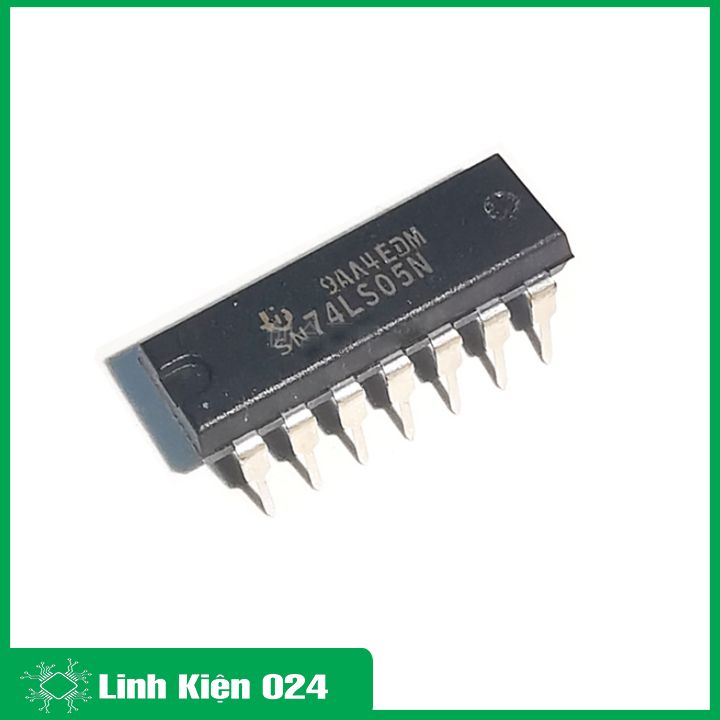 Chíp 74LS05 Hex Inverter DIP14 (K9H15)