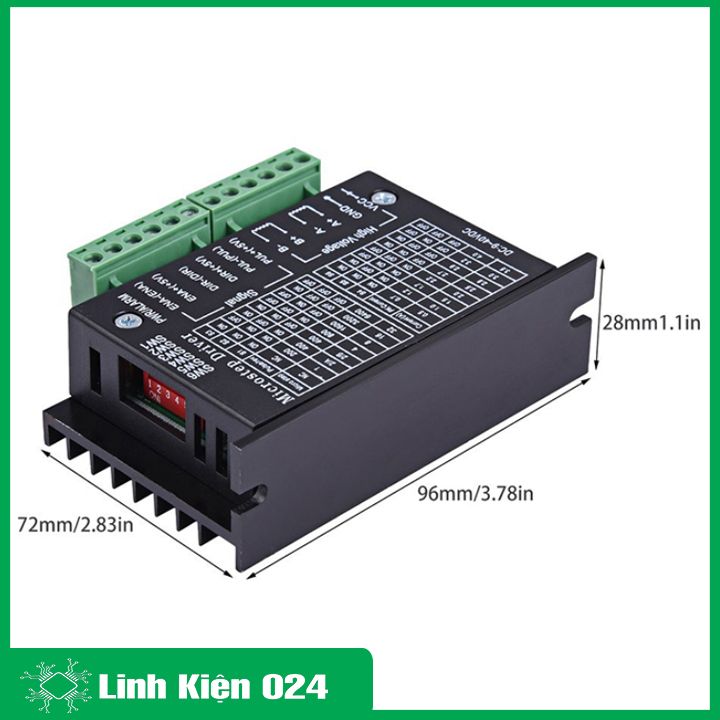 Module Điều Khiển Động Cơ Bước TB6600 4A 9V-42VDC
