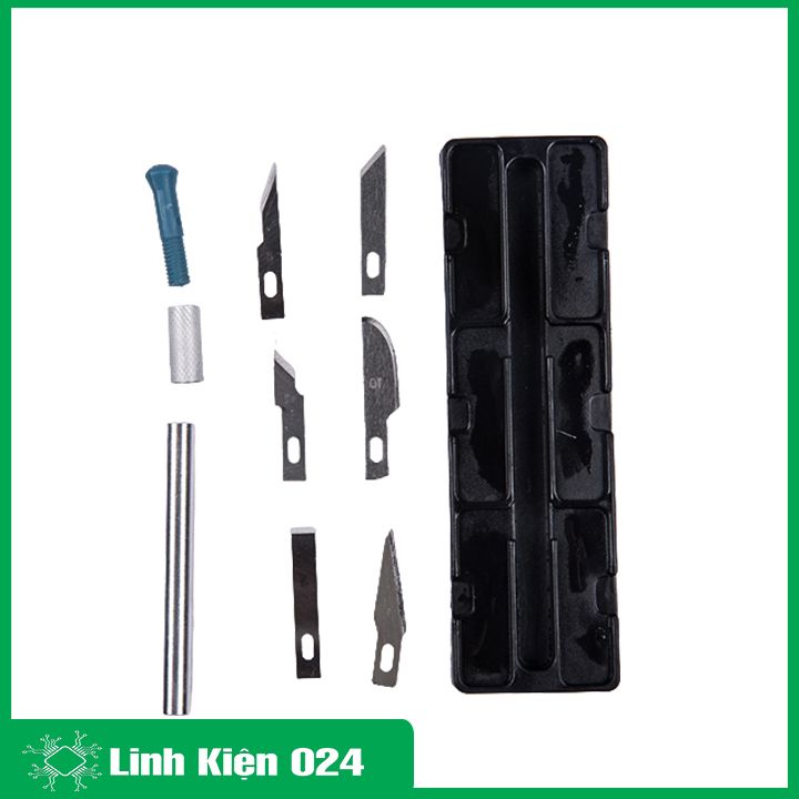 Bộ Dao Mổ Cán Bạc 6 Lưỡi Dao Kĩ Thuật