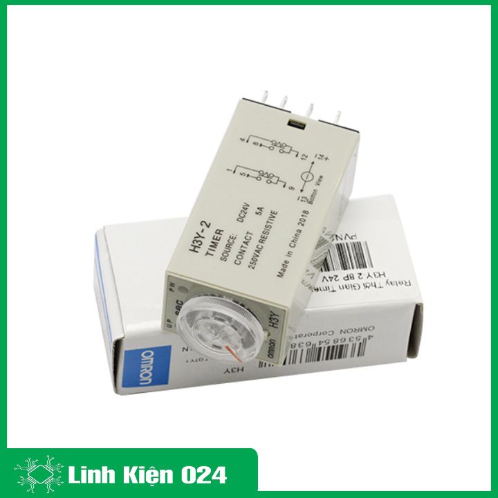 Relay Thời Gian Timer Omron H3Y-2 8P 24V