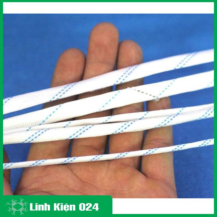 Bộ 5 Ống Gen Cách Điện Sợi Thủy Tinh 2,3,4,5,6mm Mỗi Loại 1m Chịu Nhiệt Cao