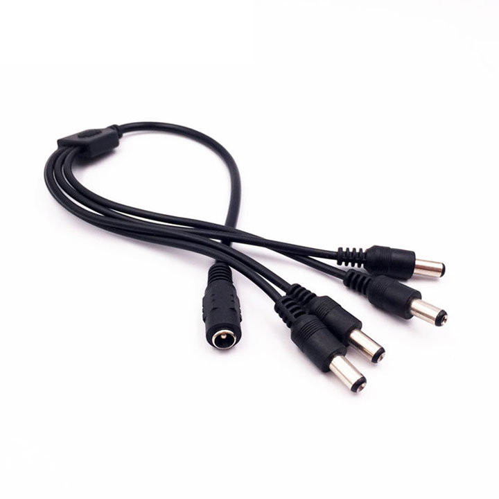 Dây Chia Nguồn DC 1 Ra 4 Đầu Jack DC 5.5x2.1mm