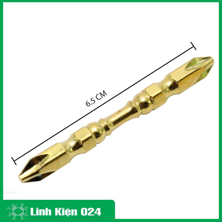 Hộp 10 Mũi Vặn Vít Mạ Vàng Cao Cấp