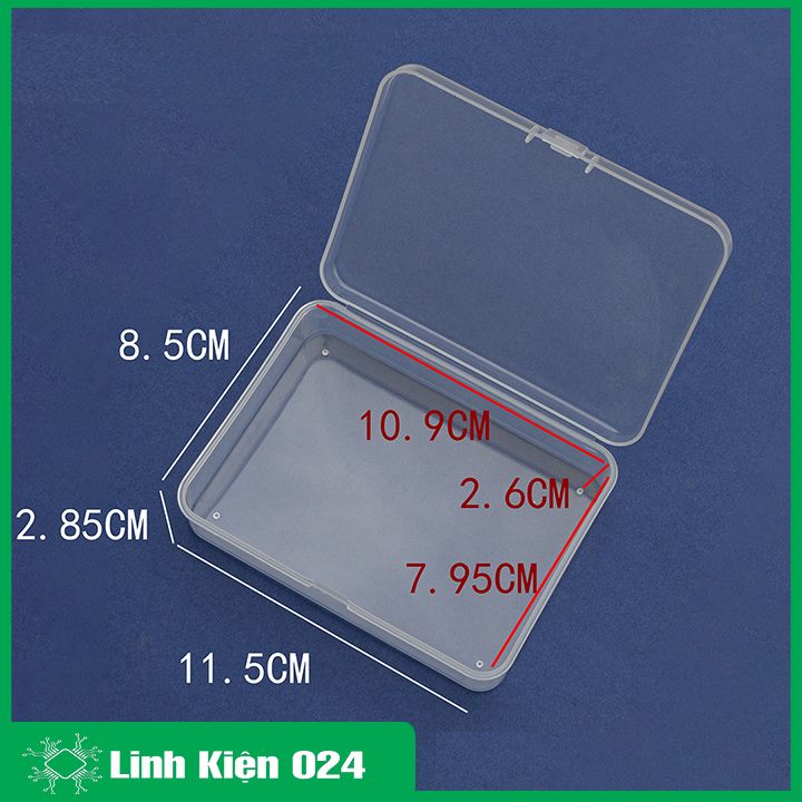 Hộp Nhựa Trong Suốt 11.5x8.5x2.85cm