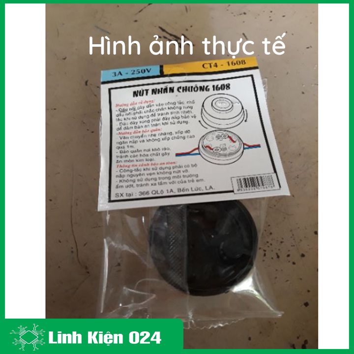 Nút Nhấn Chuông 3A-250V Tiến Thành 1608 CT4-1608