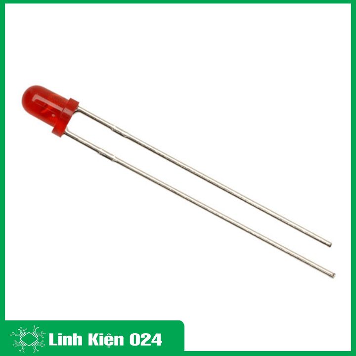 Gói 100 Con Led Phủ Màu 3mm - Màu Vàng