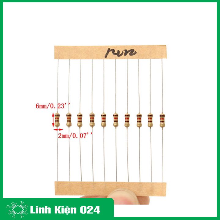 Gói 500 Con Trở 1K - 1/4W 5%