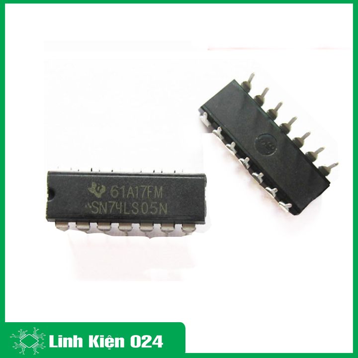 Chíp 74LS05 Hex Inverter DIP14 (K9H15)