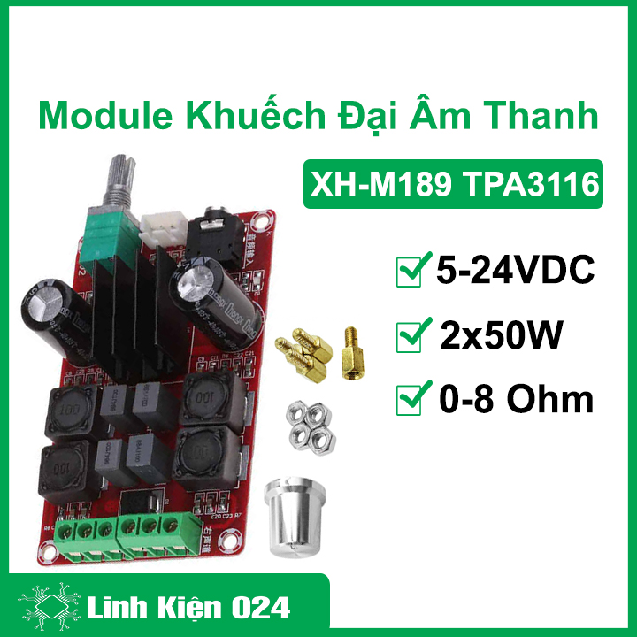 Mạch Khuếch Đại Âm Thanh XH-M189 TPA3116 50W*2