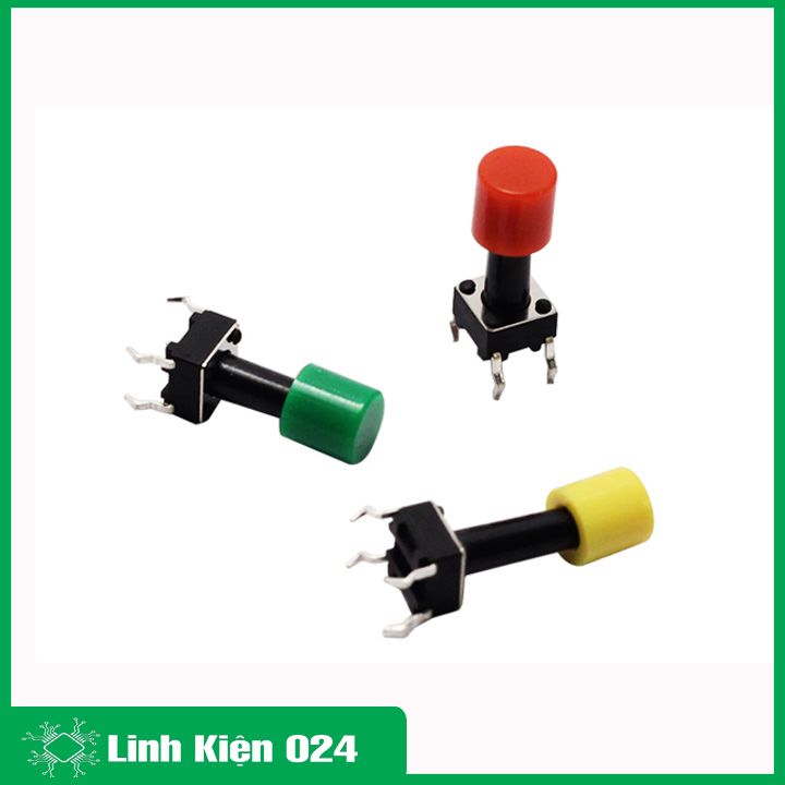 Vỏ Nút Nhấn 4 Chân A56 6x6mm